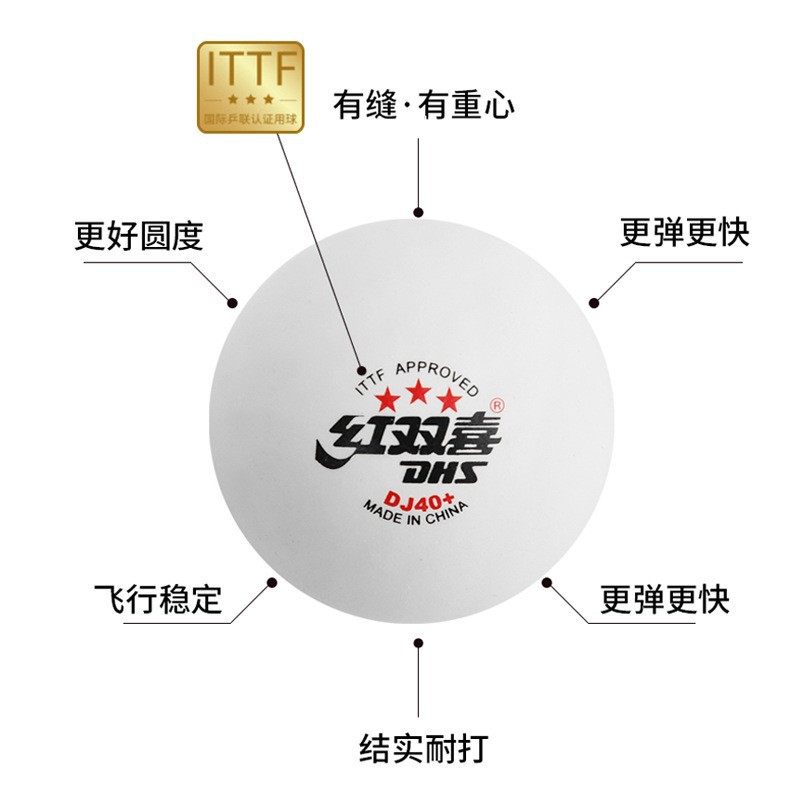 DHS Table Tennis Balls  3 Star - Table Tennis In Olympics ulasan dan harga