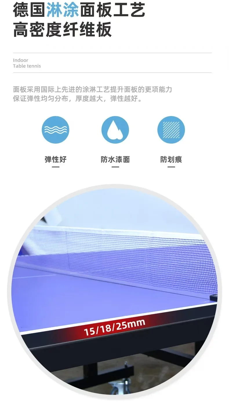 Customization Indoor Single Fo - Table Tennis Folding Table ulasan dan harga