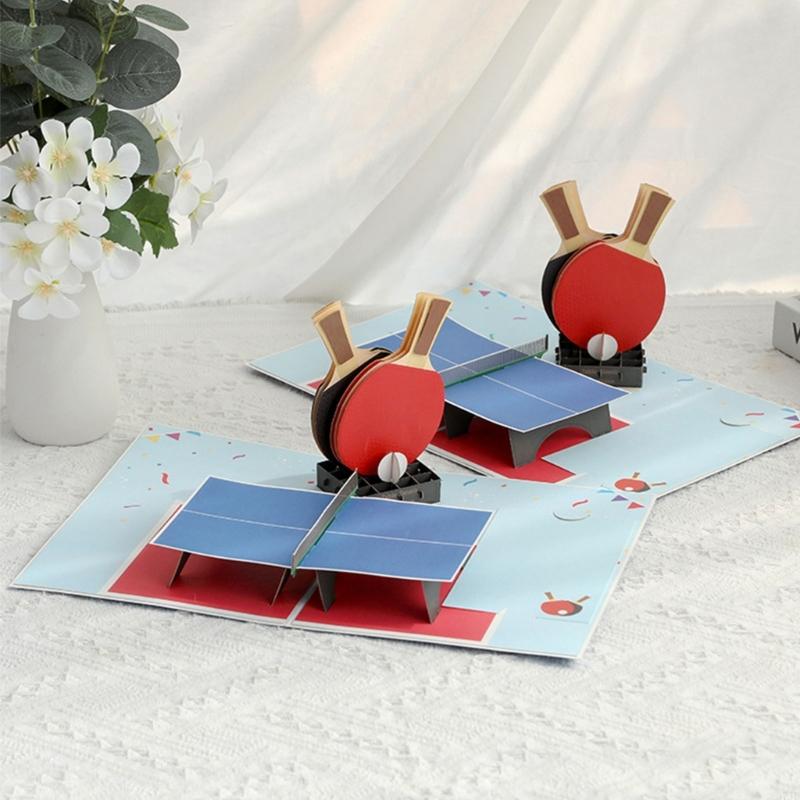 Creative 3D Popup Father's Day - Table Tennis Folding Table ulasan dan harga