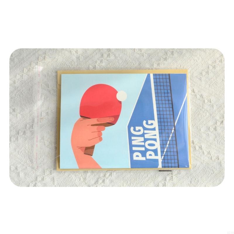 Creative 3D Popup Father's Day - Table Tennis Folding Table ulasan dan harga