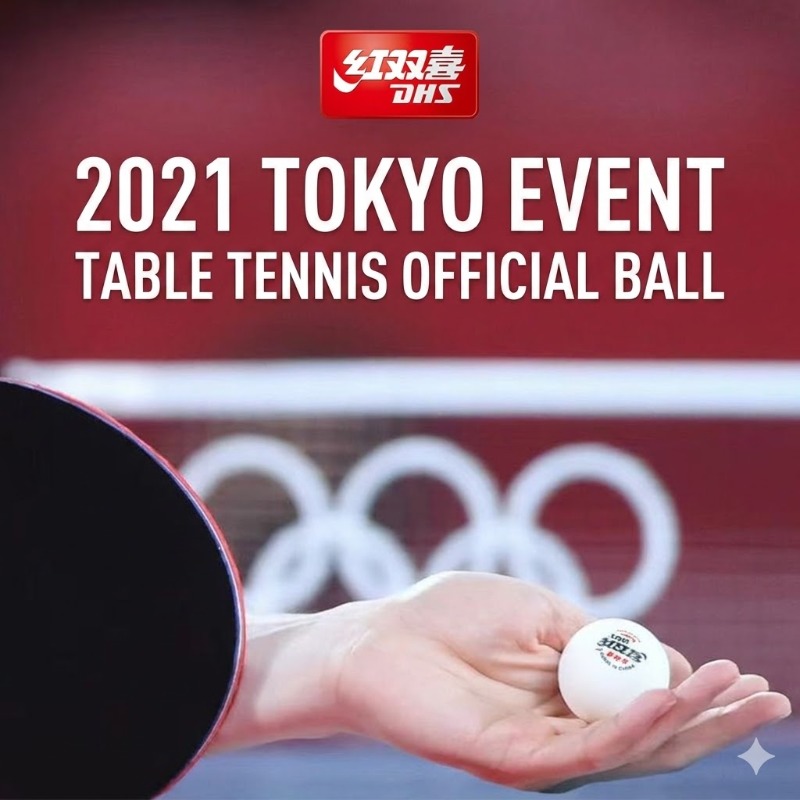 6pcs Original DHS WTT Ping Pon - Table Tennis Ball ulasan dan harga