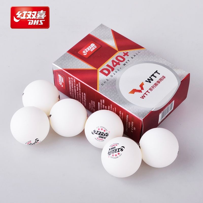 6pcs Original DHS WTT Ping Pon - Table Tennis Ball ulasan dan harga